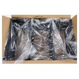 Set of 3 Household Wire Mesh Metal Steel Storage Basket Organizer CD Storage Boxes Organizer Bin Container Tote with Handles for Home Office 10.5 x 5.5" x 5.5" - Retail: $33"