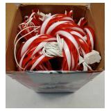 24 Pack Christmas Candy Cane Pathway Lights, 22