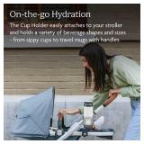 Cup Holder for Vista, Cruz and Minu Strollers/Quick Attachment/Holds Beverages of Various Sizes/Folds Attached - Retail: $33