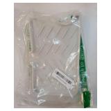 Silicone Faucet Mat for Kitchen Sink Gen 2 Splash Guard with Upgraded Outlet & Slope 18x5.1 Water Catcher & Sink Sponge Holder for Kitchen and Bathroom (Beige) - Retail: $15