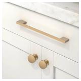 10 Pack Champagne Bronze Cabinet Pulls 6.3 Inch(160mm) Kitchen Cabinet Handles Cabinet Hardware for Drawer Pulls - Retail: $46
