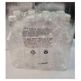 8 Pack 33 oz Plastic Soda Bottles with Caps, 1L Reusable Empty Clear PET Juice Container, Disposable Wine Bottles with White Lid for Drinking Beverage Water Liquor Beer Milk Smoothies - Retail: $25