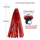 Red Bike Bell Red Bike Streamers Ribbon Bicycle Tassels for Bike Handlebar Decorations - Retail: $10