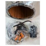 Modern Black Crystal Pendant Light Fixture - Mini Chandelier for Kitchen Island, Dining Room, Living Room, Hallway, Porch, Bedroom Lighting - Retail: $100