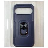 Google Pixel 9 Pro Case [15 FT Military Grade Drop Protection] with Screen Protector & Lens Protector Heavy-Duty Shockproof Kickstand Case for Pixel 9 Pro (Blue) - Retail: $20