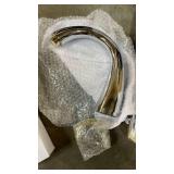 Kingston Brass KS2364 Naples Roman Tub Filler, Polished Chrome and Polished Brass,8-Inch Adjustable Center - Retail $625