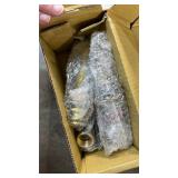 Kingston Brass KS2364 Naples Roman Tub Filler, Polished Chrome and Polished Brass,8-Inch Adjustable Center - Retail $625