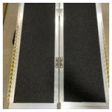 Rocspire 4FT Portable Wheelchair Ramp 800lb Capacity, Folding Non-Slip Aluminum Handicap Ramp, Ramps for Wheelchairs for Home, Doorways, Stairs, Thresholds, Car Curbs, Scooters & Carts - Retail $1