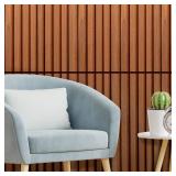 Art3d WPC Wainscoting Panels, 16-Pack 48 x 6 Inch 3D Wall Accents for Interior Wall Decor, Living Room, Bedroom, Teak - Retail $120