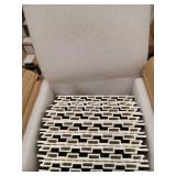 Art3d WPC Wainscoting Panels, 16-Pack 48 x 6 Inch 3D Wall Accents for Interior Wall Decor, Living Room, Bedroom, Black - Retail $120