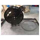 Retractable Hose Reel, Double Arm 3/8 in x 50 ft Heavy Duty Steel Professional Power Wash Hose Reel for Oil/Air/Water 4000 PSI w/5 ft Lead (Pressure cleaning hose not included) - Retail 200