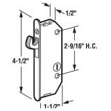 Prime-Line E 2171 2-9/16 In. Steel, Round-Faced Mortise Latch with Vertical Keyway (Single Pack)