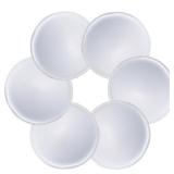 TopBine 3 Pairs Round Soft Bra Inserts Pads Removable Sport Bra Cups Inserts Mastectomy Bra Inserts for Bikini Top Swimsuit(A/B White)