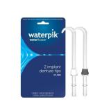 Waterpik Genuine Implant Denture Replacement Tips, Water Flosser Refill Heads Nozzles, DT-100E, 2 Count