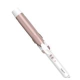 Conair Double Ceramic 1 ¼-Inch Curling Iron, 1 ¼-Inch Barrel Creates Loose Curls, Hair Curler for Use on Medium & Long Hair, White/Rose Gold