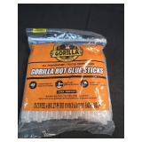 Gorilla Hot Glue Sticks, Clear Glue, Mini Size 4" Long x 0.27" Diameter, 75 Count (Pack of 1) - Safe for All Temperatures with Extended Working Time