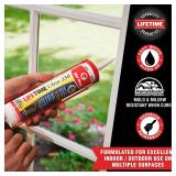 Red Devil 077040 Lifetime Ultra Premium Elastomeric Acrylic Latex Sealant, 10.1 oz., Brown, 1 Pack