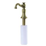 Kingston Brass SD1973 American Classic Soap Dispenser, Antique Brass 13.56 x 3.31 x 4.75