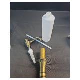 Kingston Brass SD1973 American Classic Soap Dispenser, Antique Brass 13.56 x 3.31 x 4.75