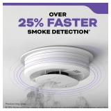 Kidde Hardwired Smoke & Carbon Monoxide Detector, 10-Year Battery Backup, Interconnectable LED Warning Light Indicators, 30CUA10