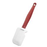 Rubbermaid Commercial Products High Heat Resistant Silicone Heavy Duty Spatula/Food Scraper 9.5-Inch 500°F Heat Resistant Red Handle for Baking/Cooking/Mixing Commercial Dishwasher Safe