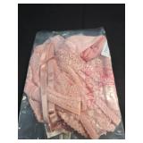 Avidlove Lingerie Set for Women Sexy Langeray Outfits Matching Bra and Lace Thongs Sets Pink S