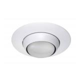 NICOR Lighting 6 inch White Recessed Eyeball Trim Designed for 6 inch Housings (17506WH)