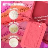 NYX PROFESSIONAL MAKEUP Buttermelt Powder Blush, Fade and Transfer-Resistant Blush, Up to 12HR Make Up Wear, Vegan Formula - U Know Butta