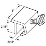 Prime-Line U 9823 Aluminum, White Finish, Sliding Window Security Lock (4 Pack)