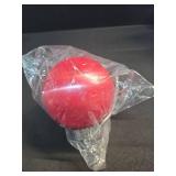 WP580 Battery Powered Hanging Decorative Outdoor Pulsing 5\" Globe Light with Sensor Turns-On at Dark, Red