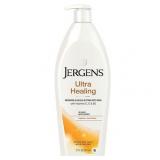 Jergens Ultra Healing Hand and Body Lotion  Dry Skin Moisturizer  Vitamins C  E  B5  21 oz