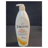 Jergens Ultra Healing Hand and Body Lotion  Dry Skin Moisturizer  Vitamins C  E  B5  21 oz