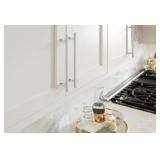 Amerock Bar Pulls 7-9/16 inch (192mm) Center-to-Center Satin Nickel Cabinet Pull, BP40518G10