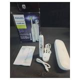 Philips Sonicare ProtectiveClean 6500 Rechargeable Electric Toothbrush, with Pressure Sensor, 3 Cleaning Modes, SmarTimer and QuadPacer, 14-Day Battery Life, Charging Travel Case, White, HX6462/05