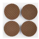 Scotch Gripping Pads, 8 Pcs, 1.5\" inch Round Pads, Self-Adhesive, Stabilizes Appliances on Floors and Tabletops, Textured Pads Deliver Reliable Traction, Non-Slip Furniture Pads (SP940-NA)