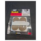 Scotch Gripping Pads, 8 Pcs, 1.5\" inch Round Pads, Self-Adhesive, Stabilizes Appliances on Floors and Tabletops, Textured Pads Deliver Reliable Traction, Non-Slip Furniture Pads (SP940-NA)
