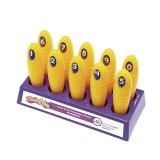 Colorations Good Grasp Stamping Sticks Pack of 10 Numbers 0-9 Classroom Supplies (1 1/4\" x 5 1/8\")