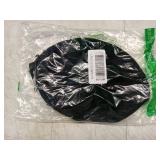 Clobeau Punk Chain Beret Hat with Heart Buckle and Metal Accents, Sweet Gothic Beret Newsboy Cap Painters Hat for Women Grils (US, Alpha, One Size, Black-1)