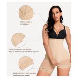 Lover-Beauty Butt Lifting Shapewear for Women Tummy Control Body Shaper Compression Garment Faja Postparto Para Mujer Fajas Colombianas Shapewear Beige L