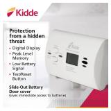 Kidde Carbon Monoxide Detector, AA Battery Powered CO Alarm with LEDs, Test-Reset Button, Low Battery Indicator, Portable