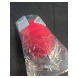 RSLOVE Fishnet Thigh High Stockings - Womens Fishnet Stockings Antiskid Silicone Stay Up Pantyhose Sexy Lingerie for Women Red, Size A