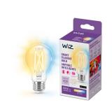 WiZ Clear 60W A19 Tunable White Filament LED Smart Bulb - Pack of 1 - E26- Indoor - Connects to Your Existing Wi-Fi - Control with Voice or App + Activate with Motion - Matter Compatible