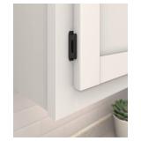 Amerock BPR8719FB | Cabinet Hinge | 1/2 in (13 mm) Overlay Single Demountable | Partial Wrap | Matte Black | Kitchen Cabinet Door Hinge | 1 Pair/2 Pack | Functional Hardware