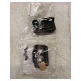 Amerock BPR8719FB | Cabinet Hinge | 1/2 in (13 mm) Overlay Single Demountable | Partial Wrap | Matte Black | Kitchen Cabinet Door Hinge | 1 Pair/2 Pack | Functional Hardware