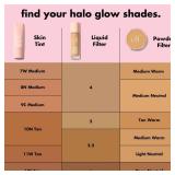 e.l.f. Halo Glow Skin Tint SPF 50, Tinted Moisturizer For Light, Buildable Coverage, Creates A Natural Glow, Vegan & Cruelty-Free, 10 Tan Neutral