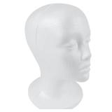 SHANY Styrofoam Model Heads ,Hat Wig Foam Mannequin Female Wig Head Stand ,Mannequin Head for wigs , Wig Holder - Round Base , 11 Inches Female Mannequin Head -1 Piece