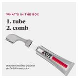 Just For Men Easy Comb-In Color Mens Hair Dye, Easy No Mix Application with Comb Applicator - Real Black, A-55, Pack of 1