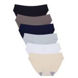 Wealurre Seamless Underwear Invisible Bikini No Show Nylon Spandex Women Panties(Medium)