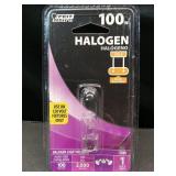 Feit Electric 100-Watt Halogen Bulb, Dimmable, GY8.6 Base, 1600 Lumens, Warm White 3000K, Ideal for Accent, Display, Appliance, Pool & Spa Lighting, 2,000-Hour Lifespan, BPQ100/8.6/CAN