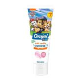 Orajel Kids Paw Patrol Anti-Cavity Fluoride Toothpaste, Natural Fruity Bubble Flavor, 4.2oz Tube
